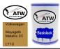 Preview: Volkswagen, Mayagelb Metallic 2C, LY1U: 500ml Lackdose, von ATW Autoteile West.